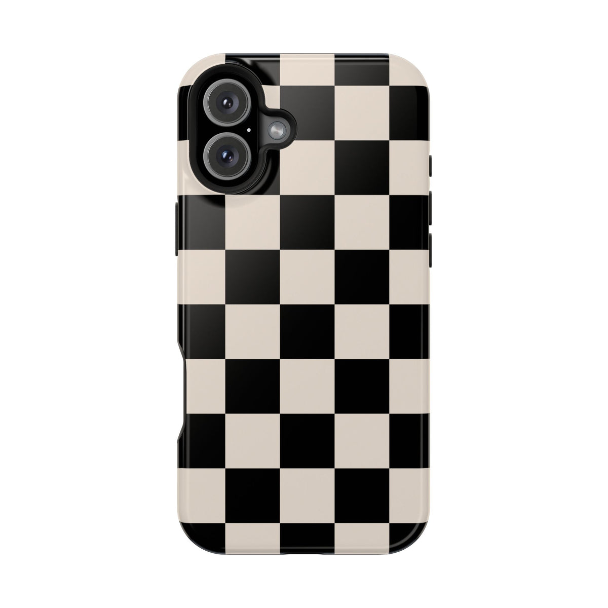Espresso Checkered iPhone Case