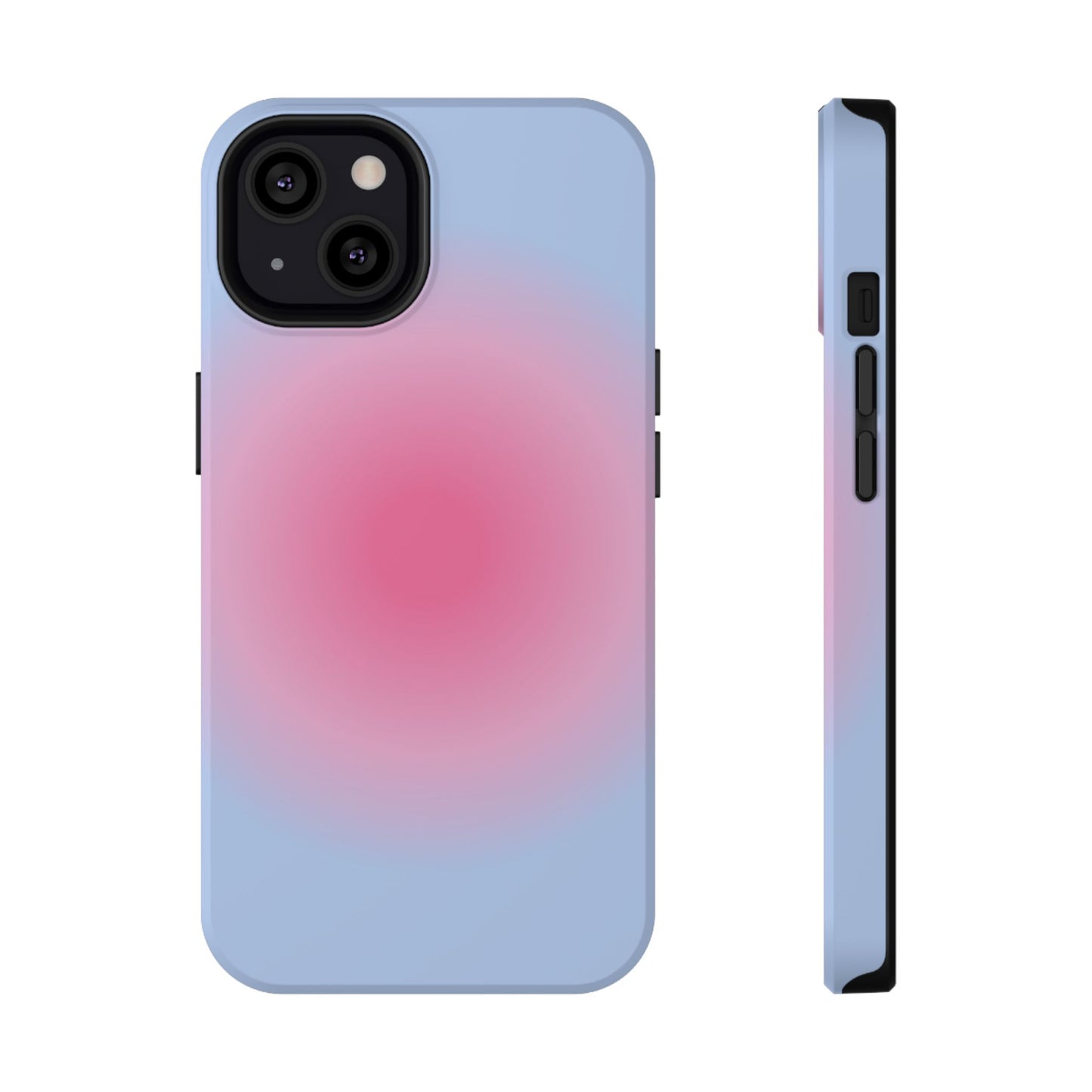 Pink & Blue Aura iPhone Case