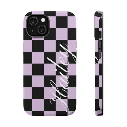 Custom Witchy Checkered iPhone Case