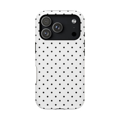 Black Mini Dots iPhone Case