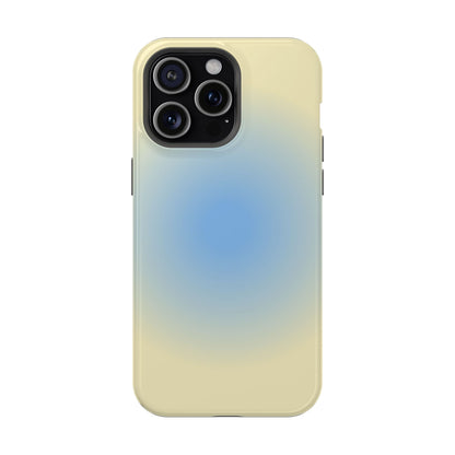 Blue & Yellow Aura iPhone Case