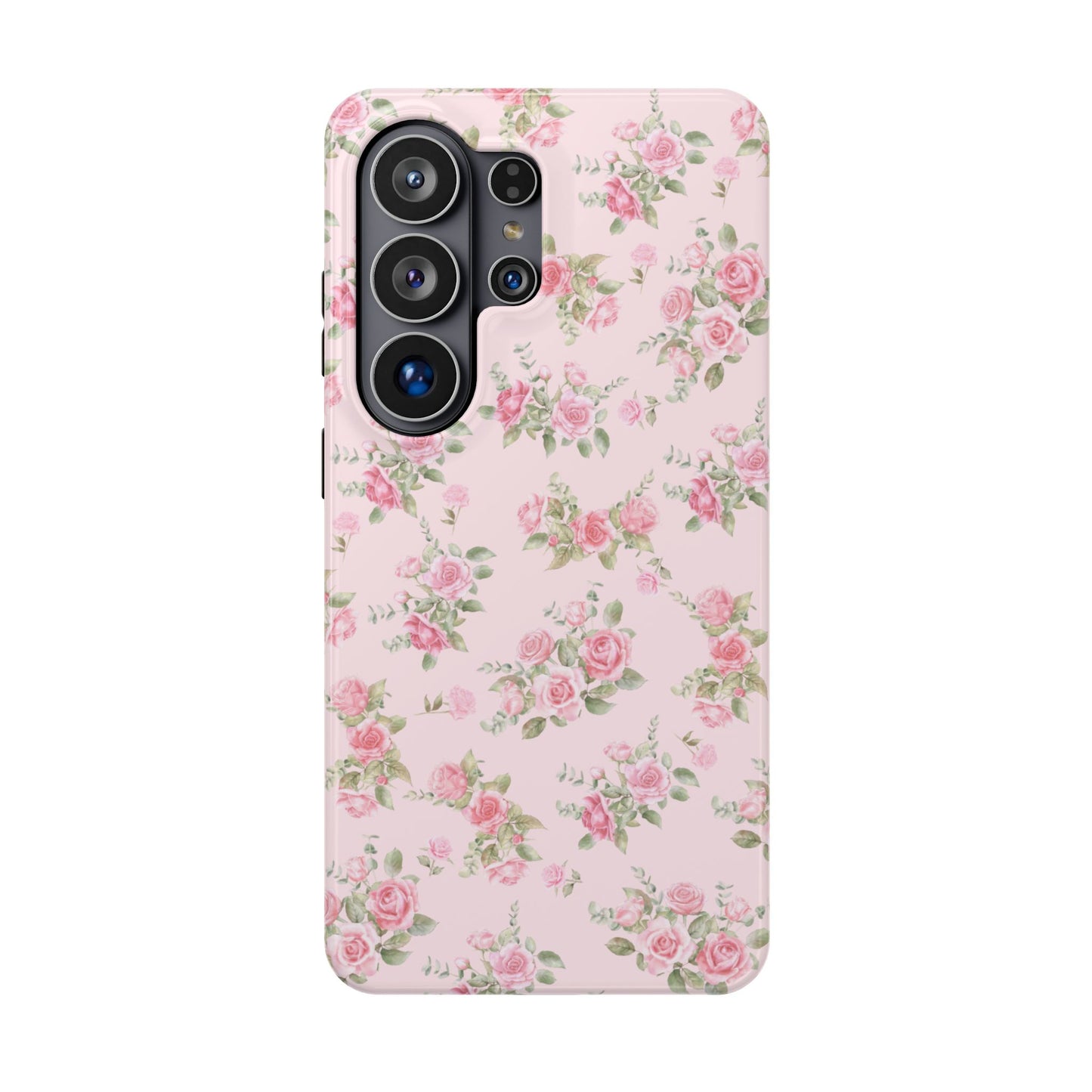 Pink Vintage Roses Samsung Case