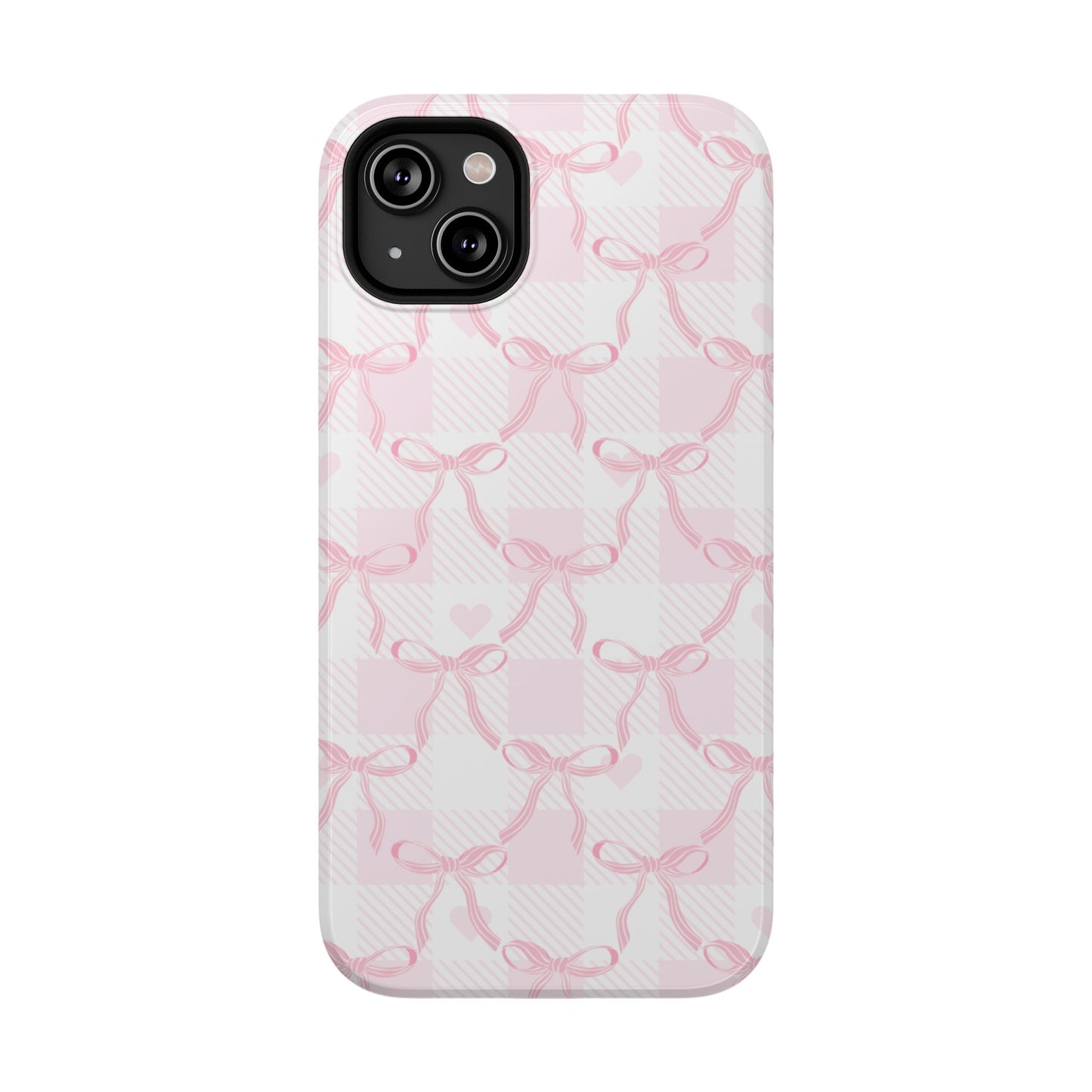 Pink Ribbon Bows iPhone Case