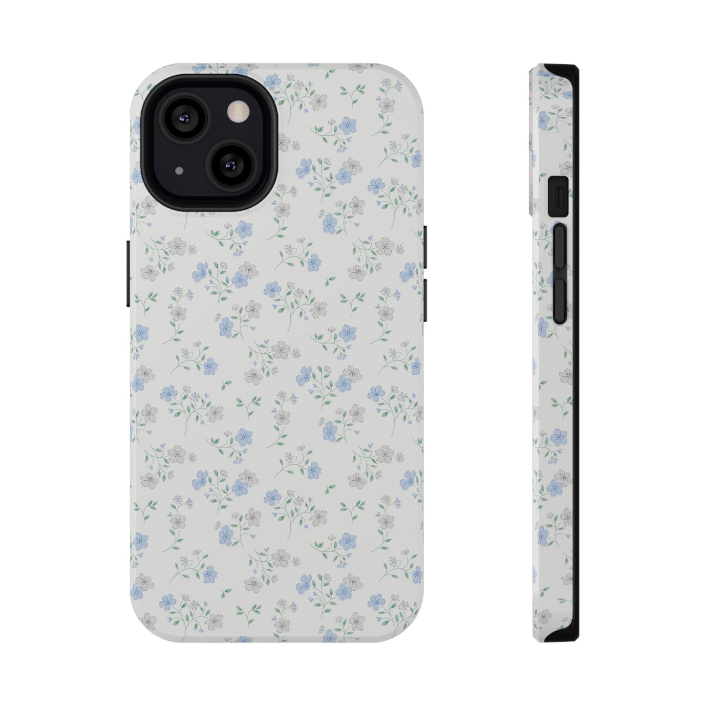 Blue Floral Ditsy iPhone Case