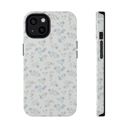 Blue Floral Ditsy iPhone Case