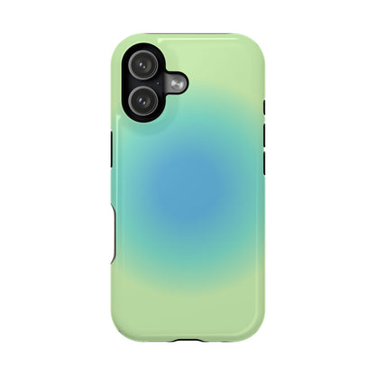 Blue & Green Aura iPhone Case