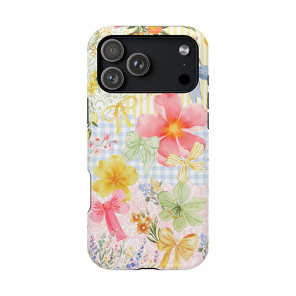 Garden Party Collage iPhone Case