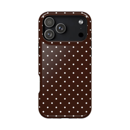 Mocha Mini Dots iPhone Case