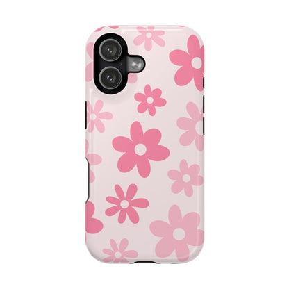 Pink Flower Power iPhone Case