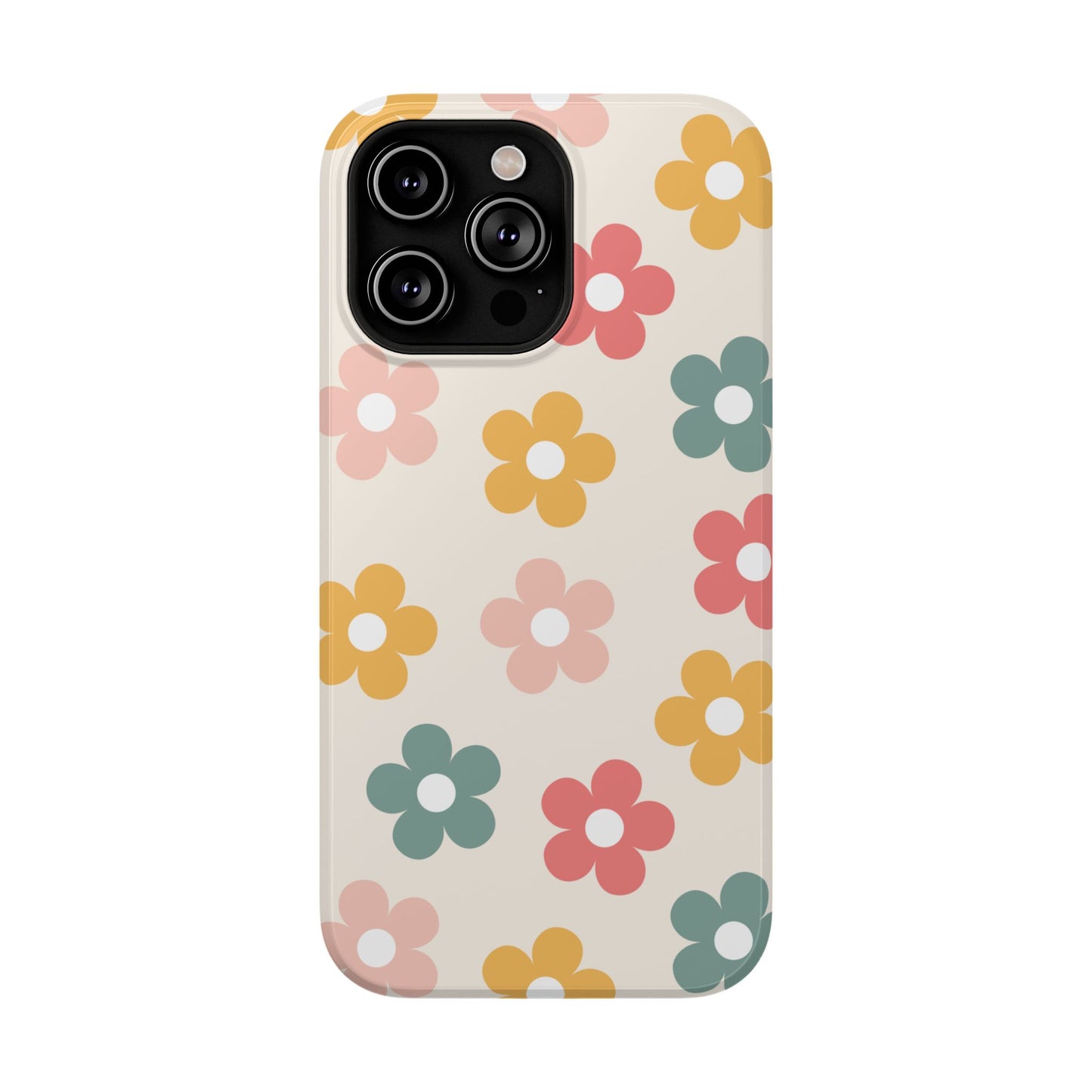 Boho Retro Flowers iPhone Case