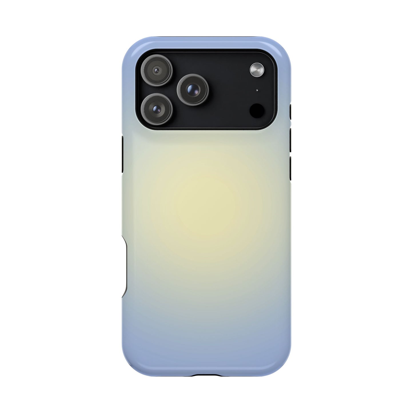Blue & Yellow Aura iPhone Case