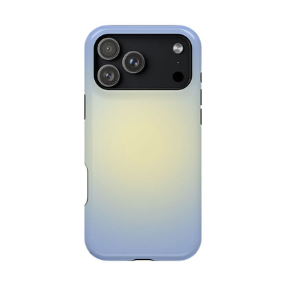 Blue & Yellow Aura iPhone Case