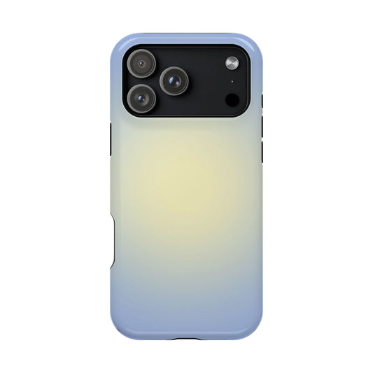 Blue & Yellow Aura iPhone Case