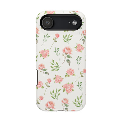 Pink Vintage Roses iPhone Case