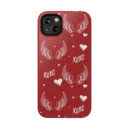 Y2K Red Angels iPhone Case