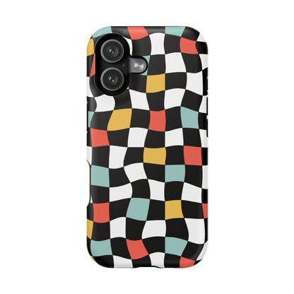 Retro Check iPhone Case