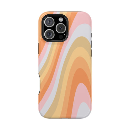 Rainbow Waves iPhone Case