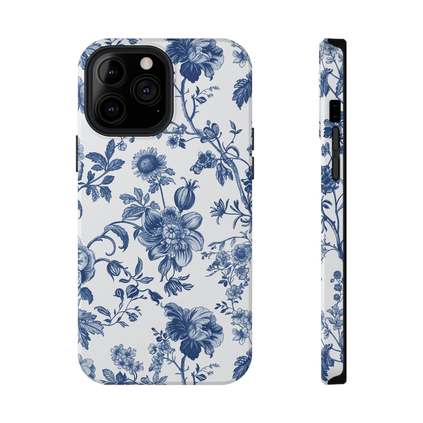 French Navy Toile iPhone Case