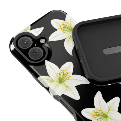 Black Tiger Lily iPhone Case