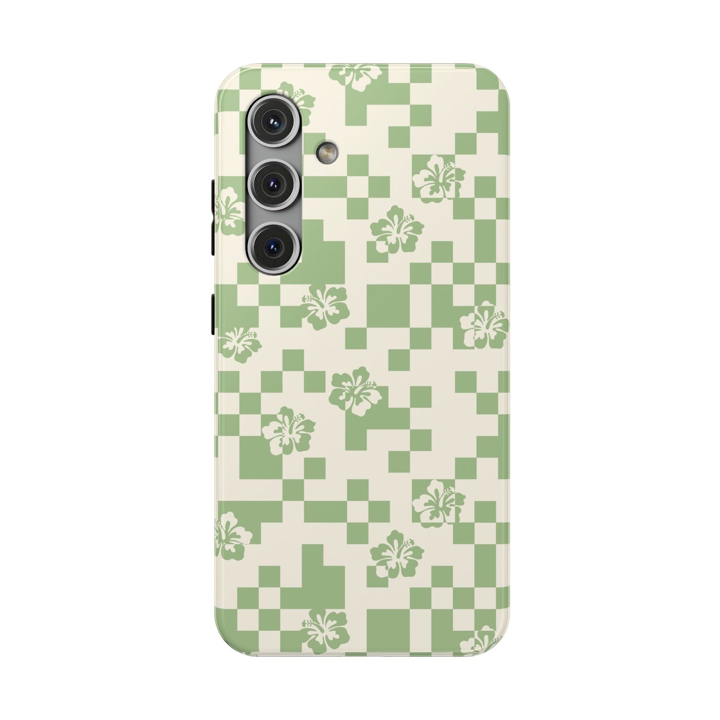 Green Hibiscus Samsung Case