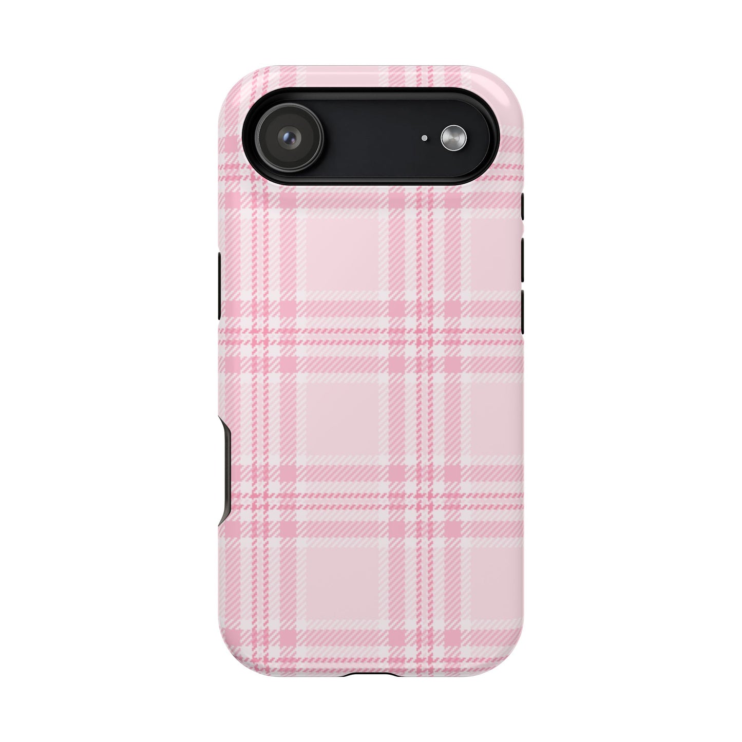 Pink Plaid iPhone Case