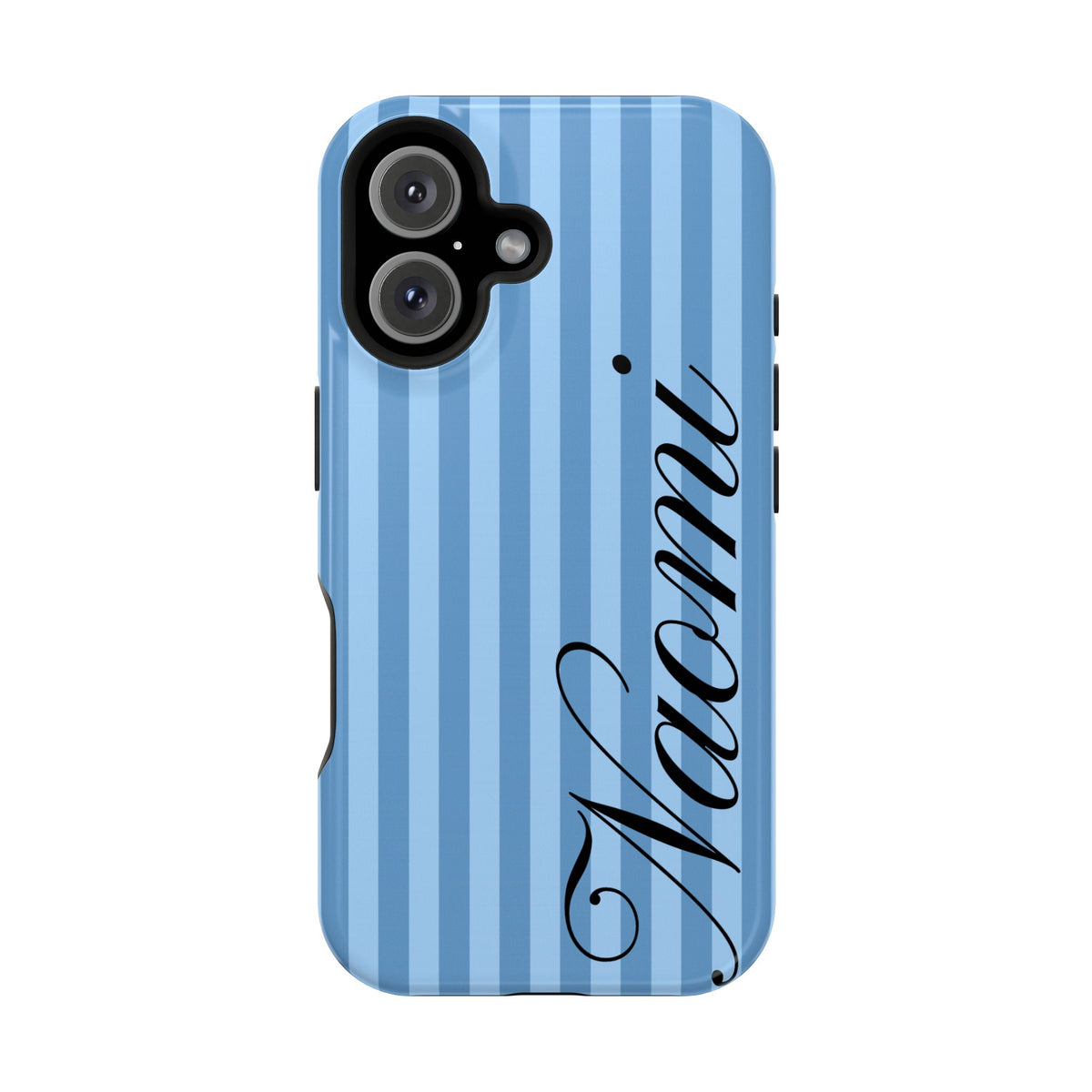 Personalized Seaside Stripes iPhone Case