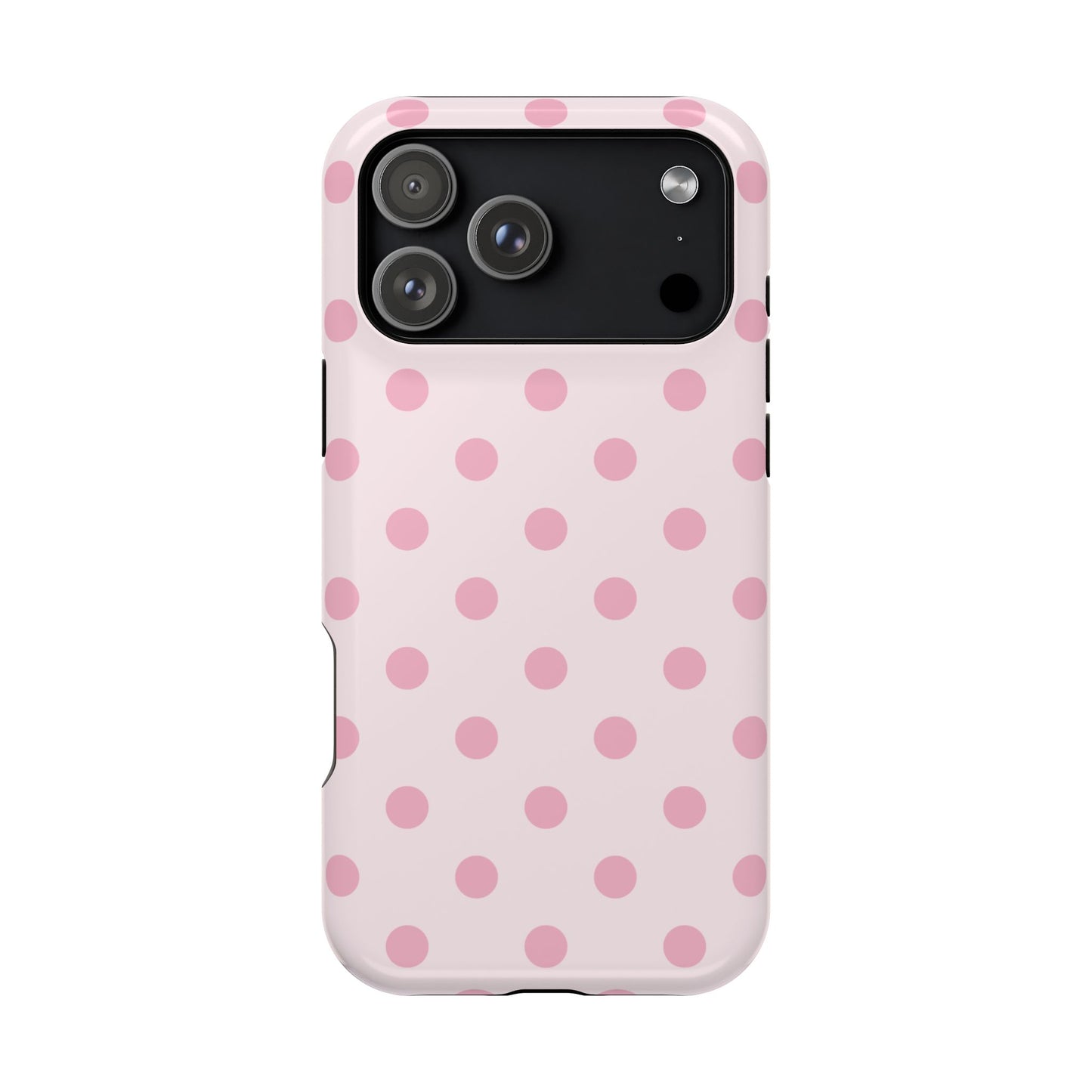 Pink Sprinkles Polka Dots iPhone Case