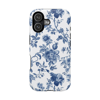French Navy Toile iPhone Case
