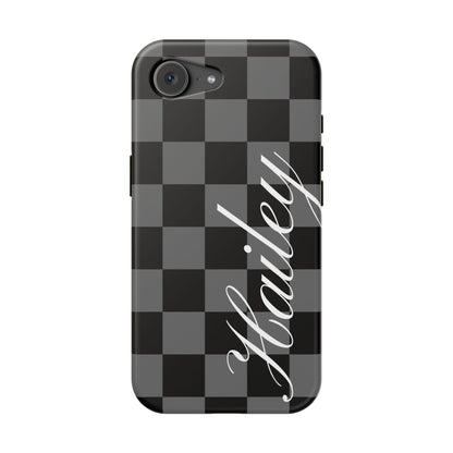 Custom Twilight Checkered iPhone Case
