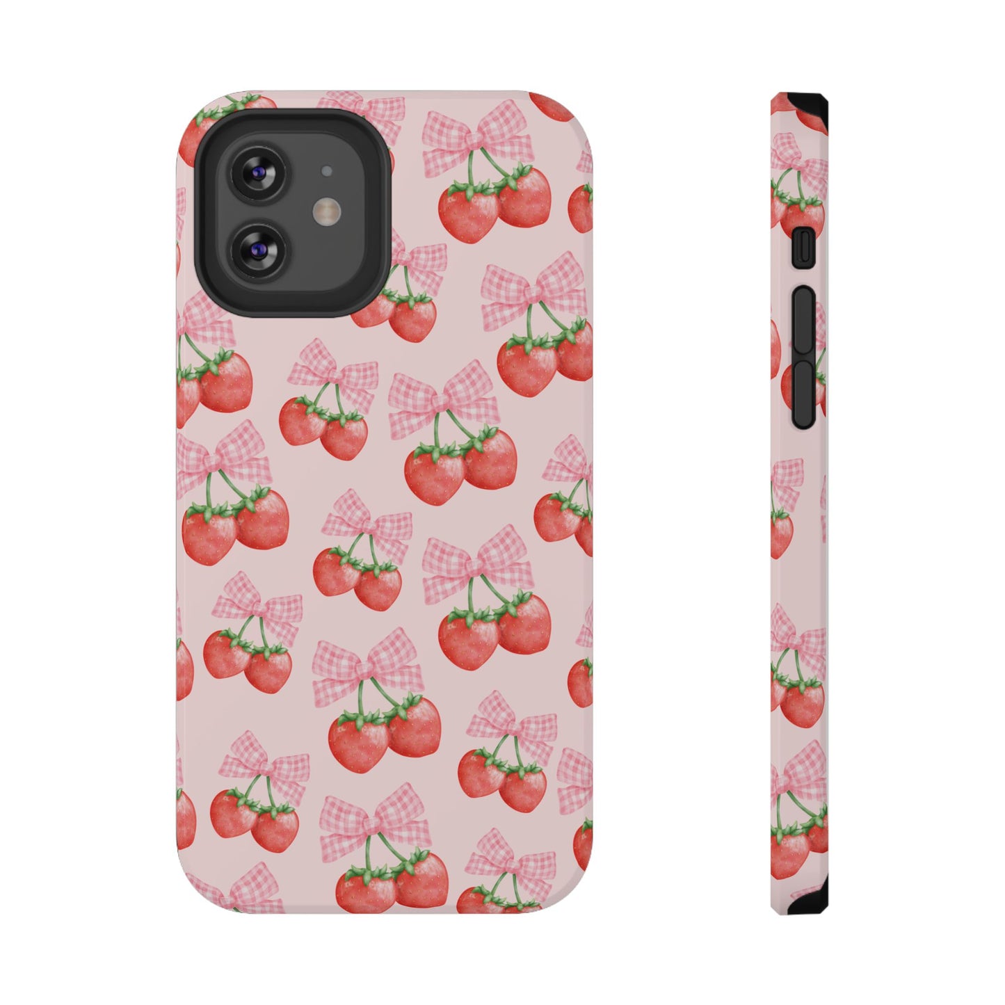 Strawberry Bows iPhone Case
