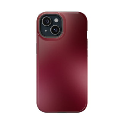 Burgundy Aura iPhone Case