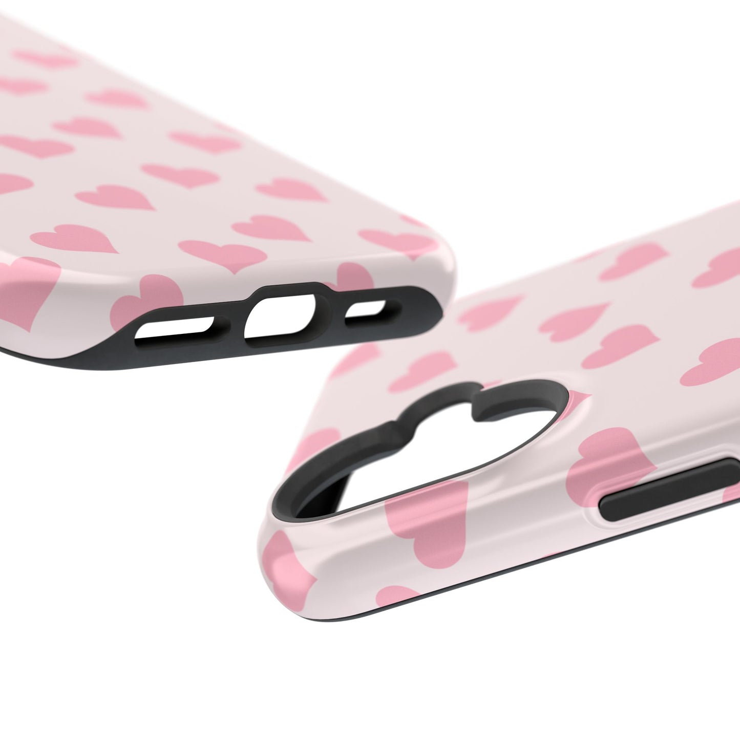 Pink Heart Mania iPhone Case