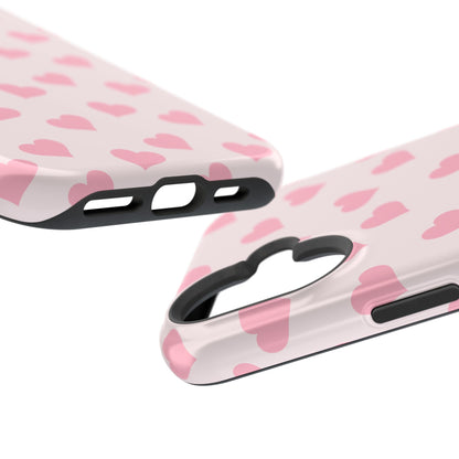 Pink Heart Mania iPhone Case