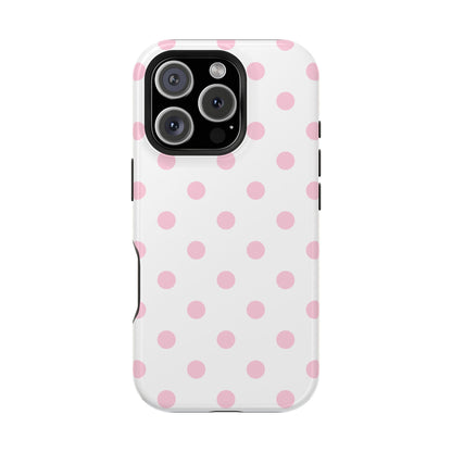 Black Polka Dots iPhone Case