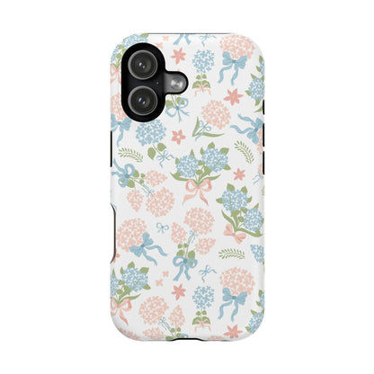 Hydrangea Bows iPhone Case