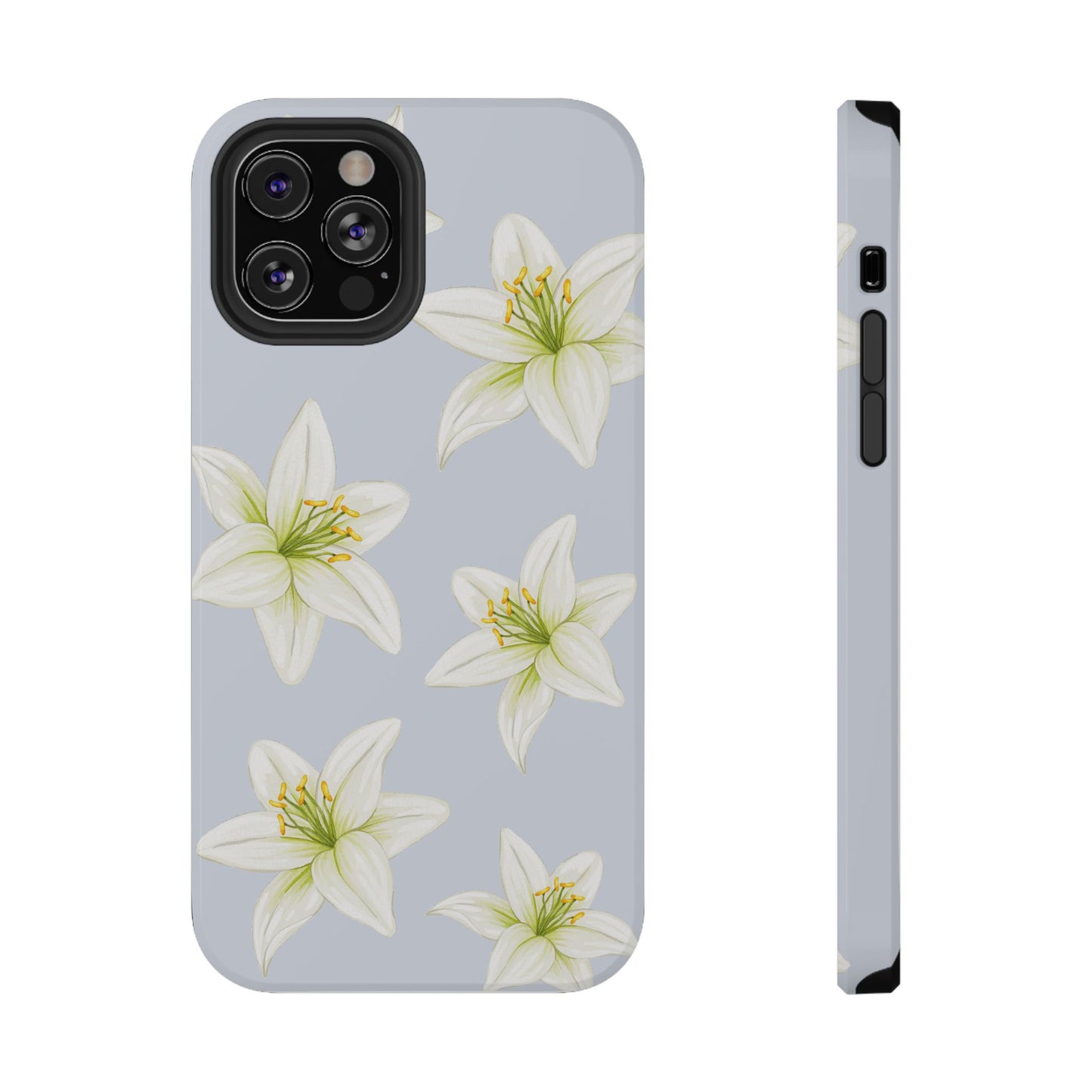 Blue Tiger Lily iPhone Case