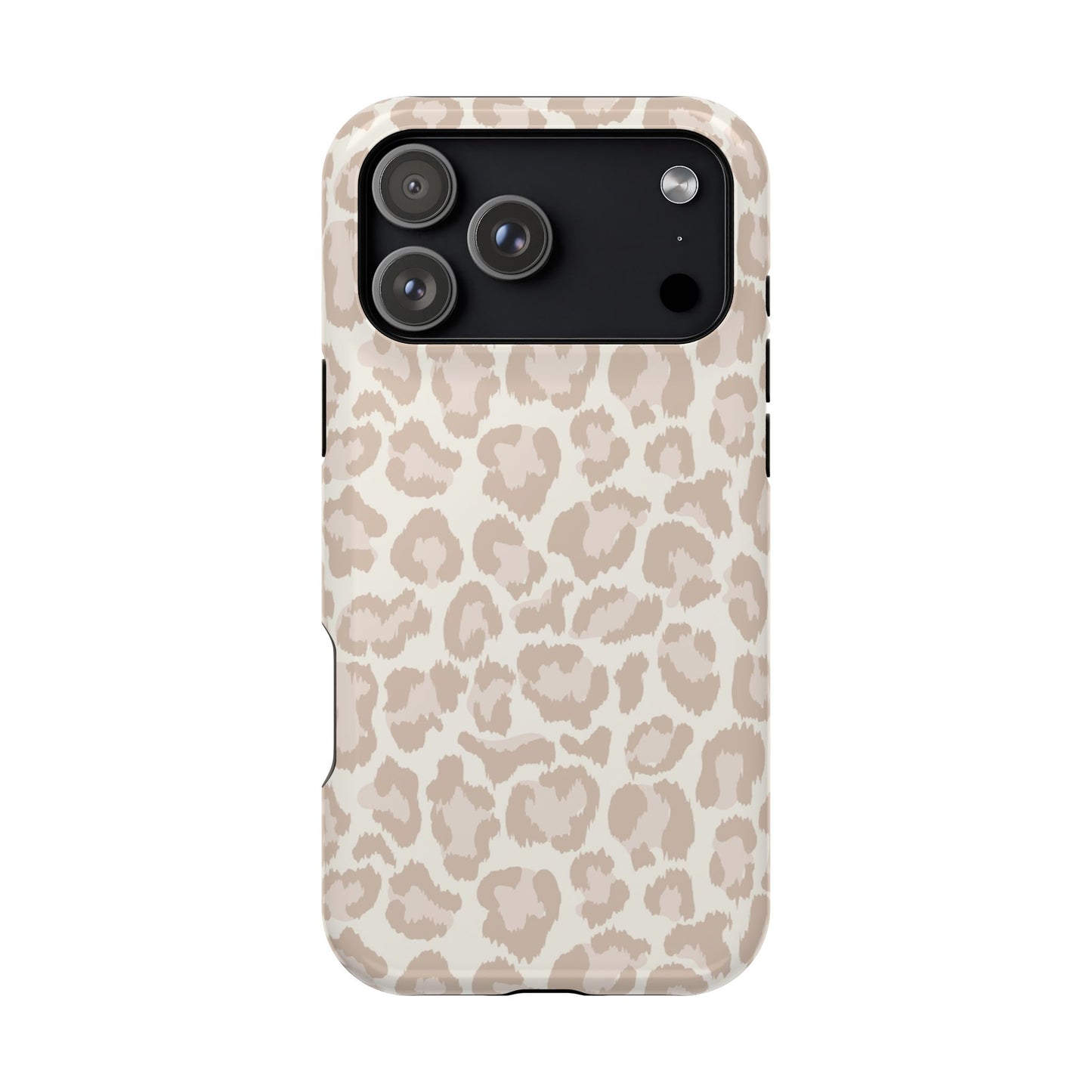 Beige Leopard iPhone Case