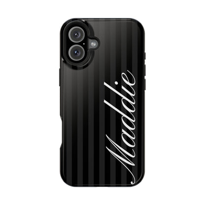 Custom Black Stripes iPhone Case