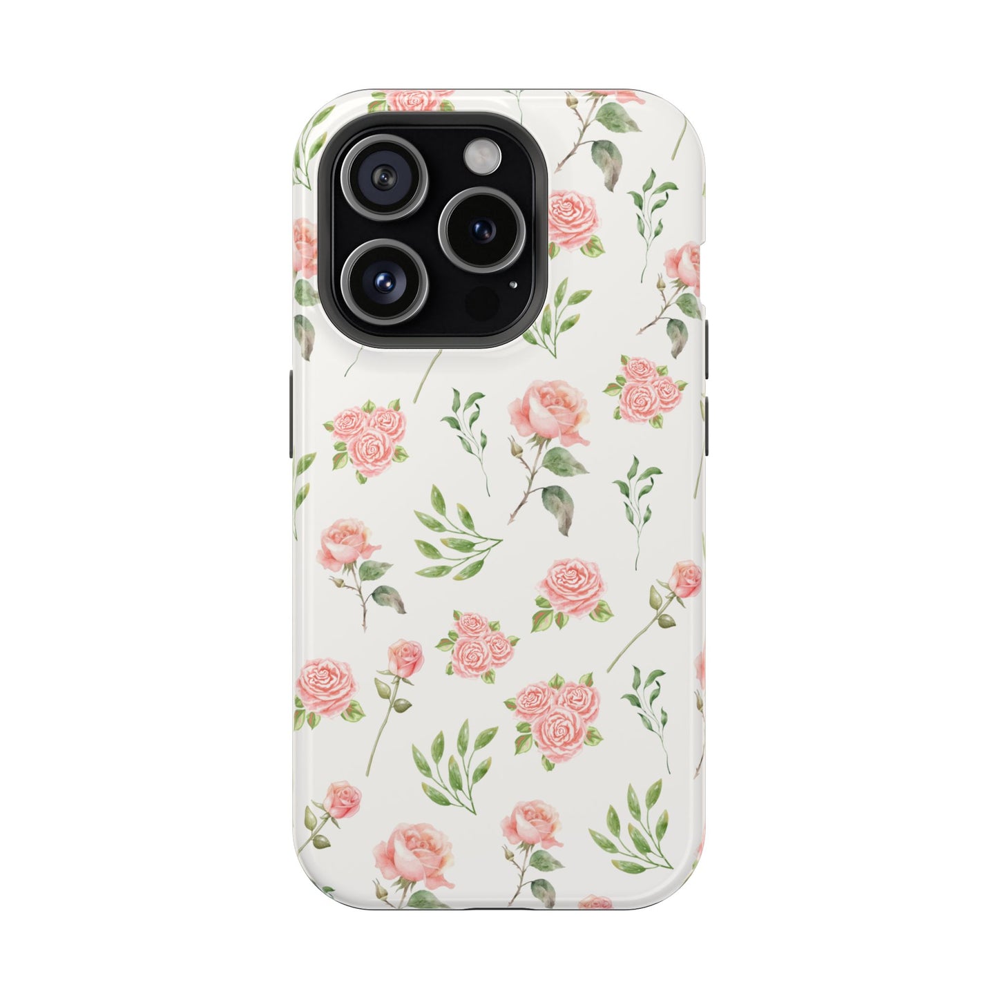 Pink Vintage Roses iPhone Case