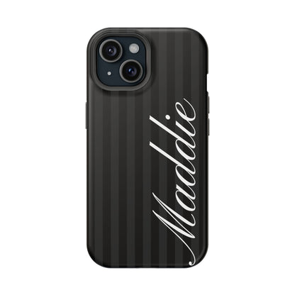 Custom Black Stripes iPhone Case