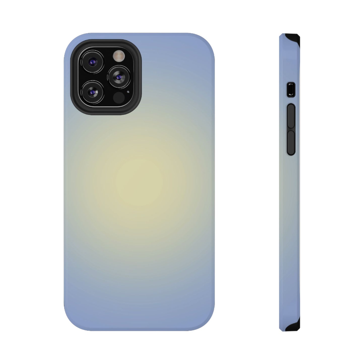 Blue & Yellow Aura iPhone Case