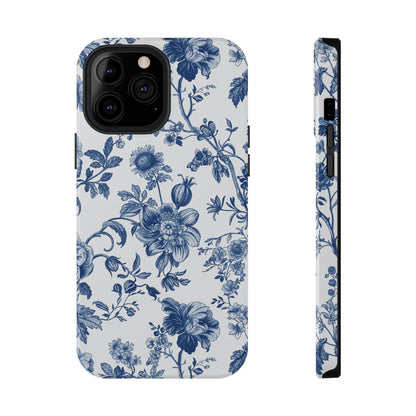 French Navy Toile iPhone Case