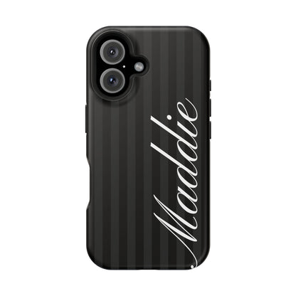Custom Black Stripes iPhone Case