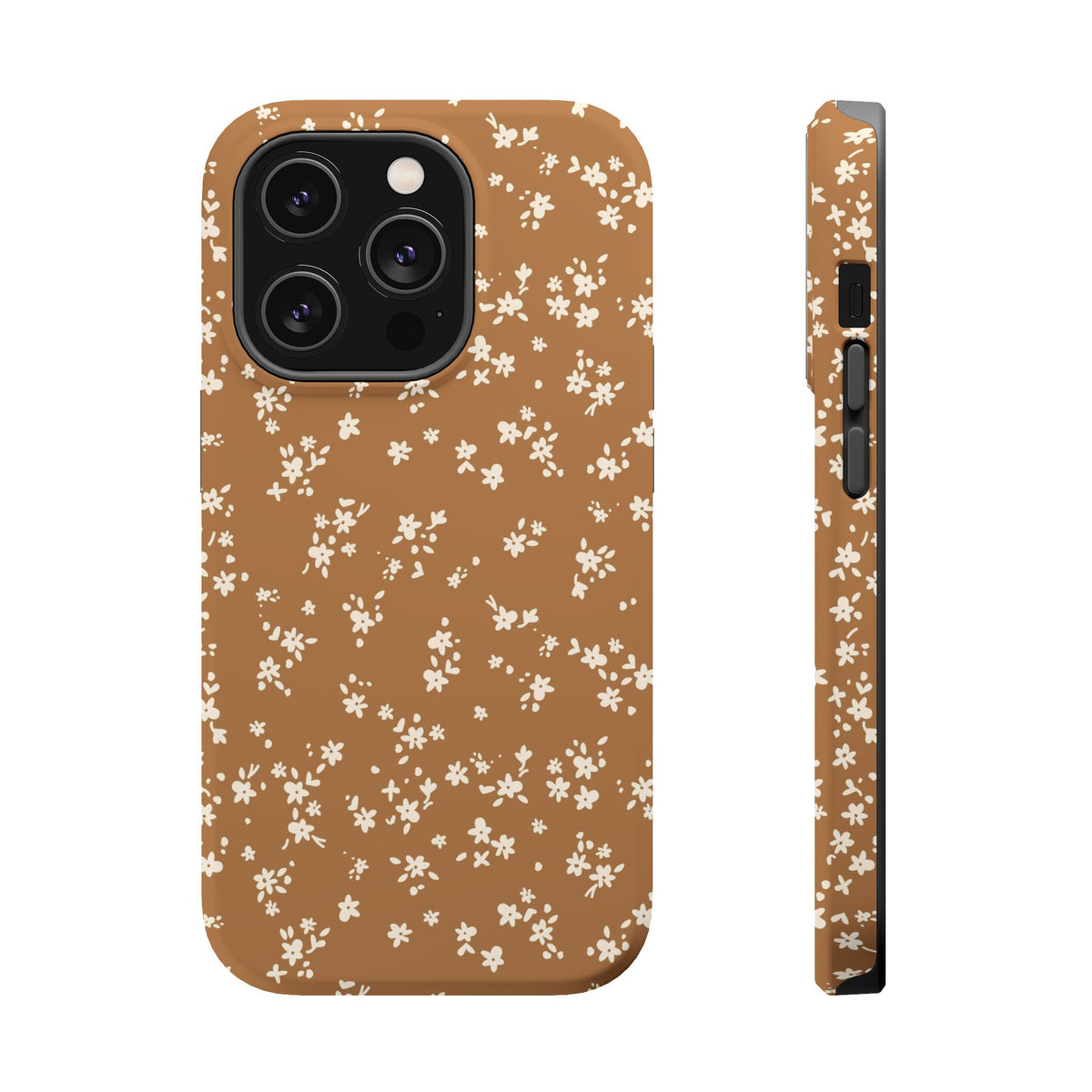 Toffee Ditsy Floral iPhone Case