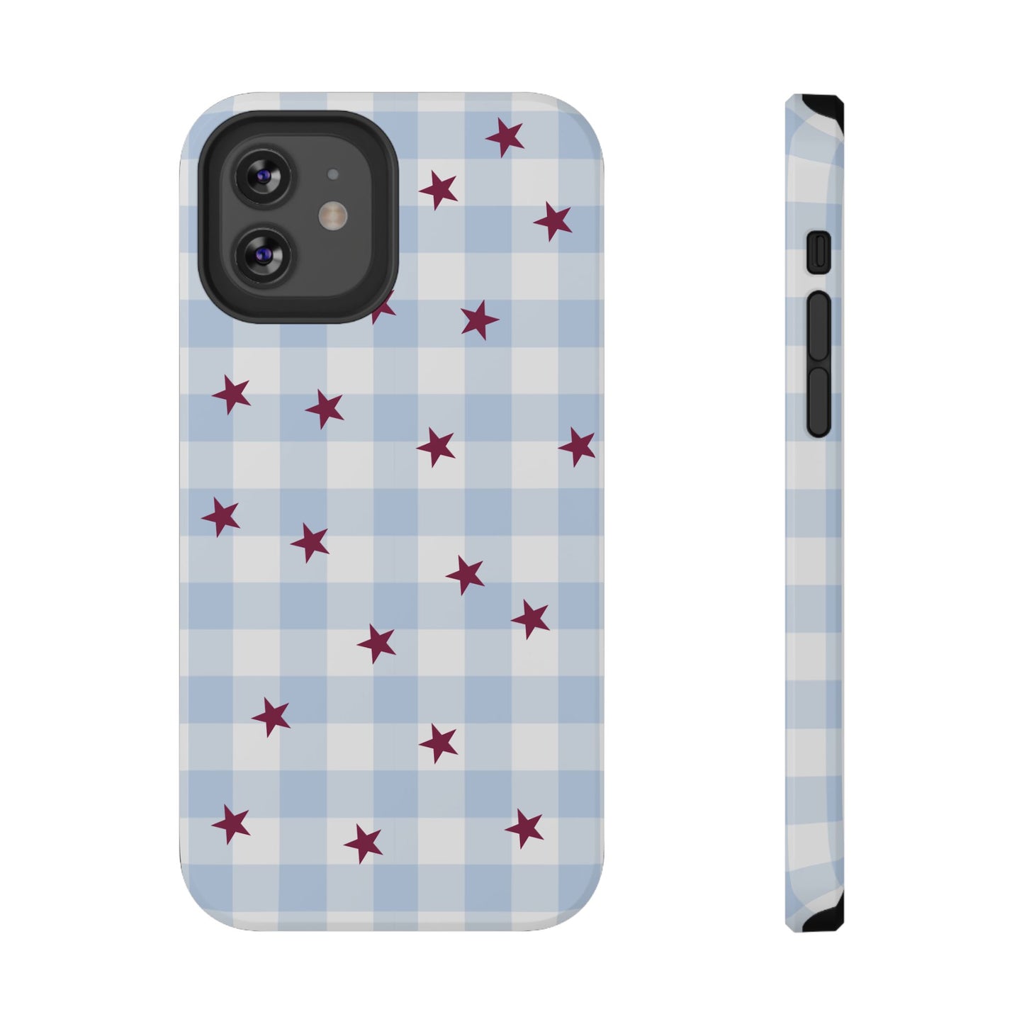 Mulberry Gingham iPhone Case