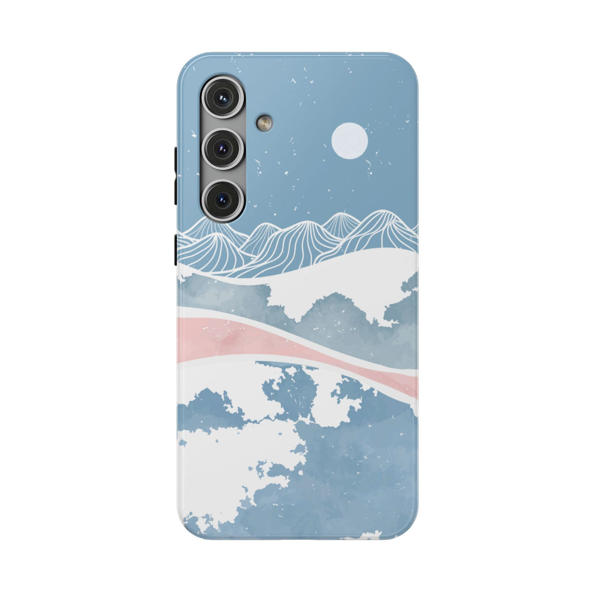Blue Winter Night Samsung Case