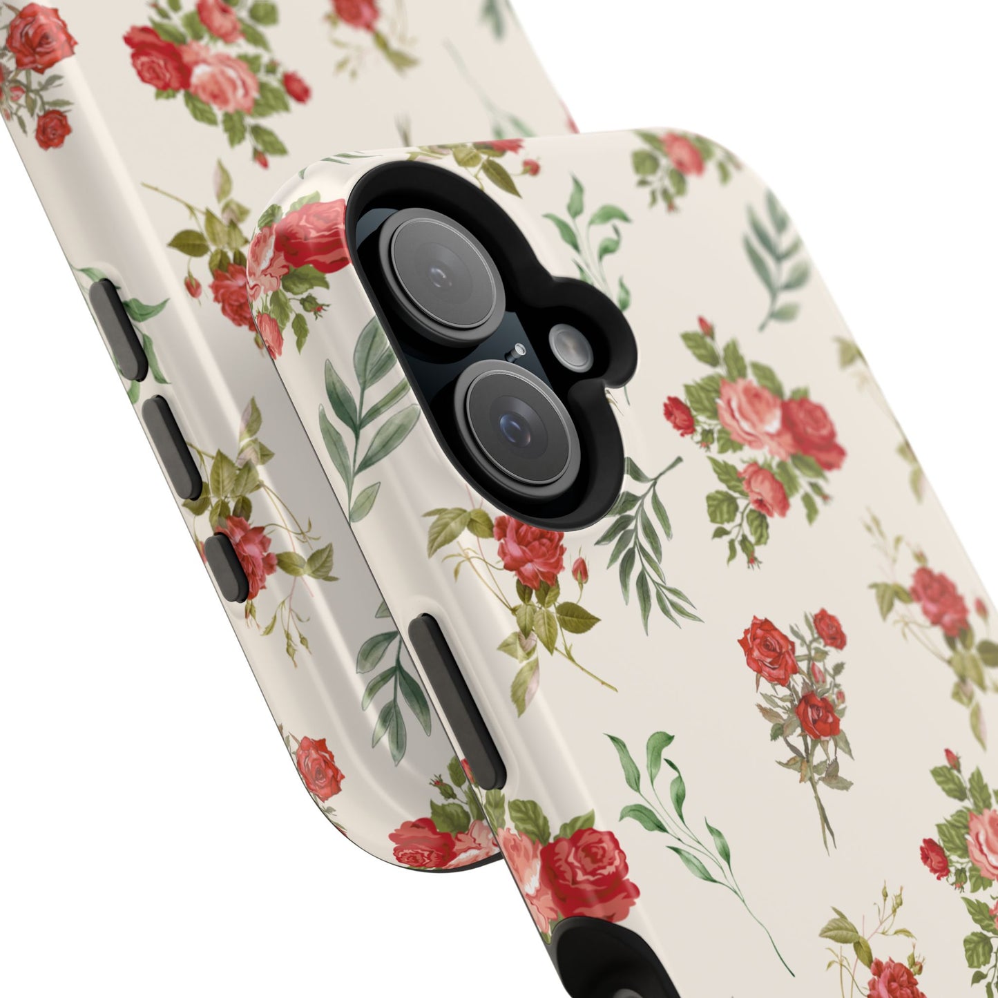 Red Vintage Roses iPhone Case