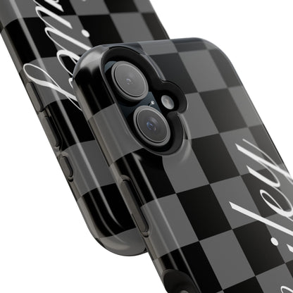 Custom Twilight Checkered iPhone Case