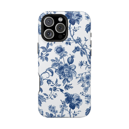 French Navy Toile iPhone Case