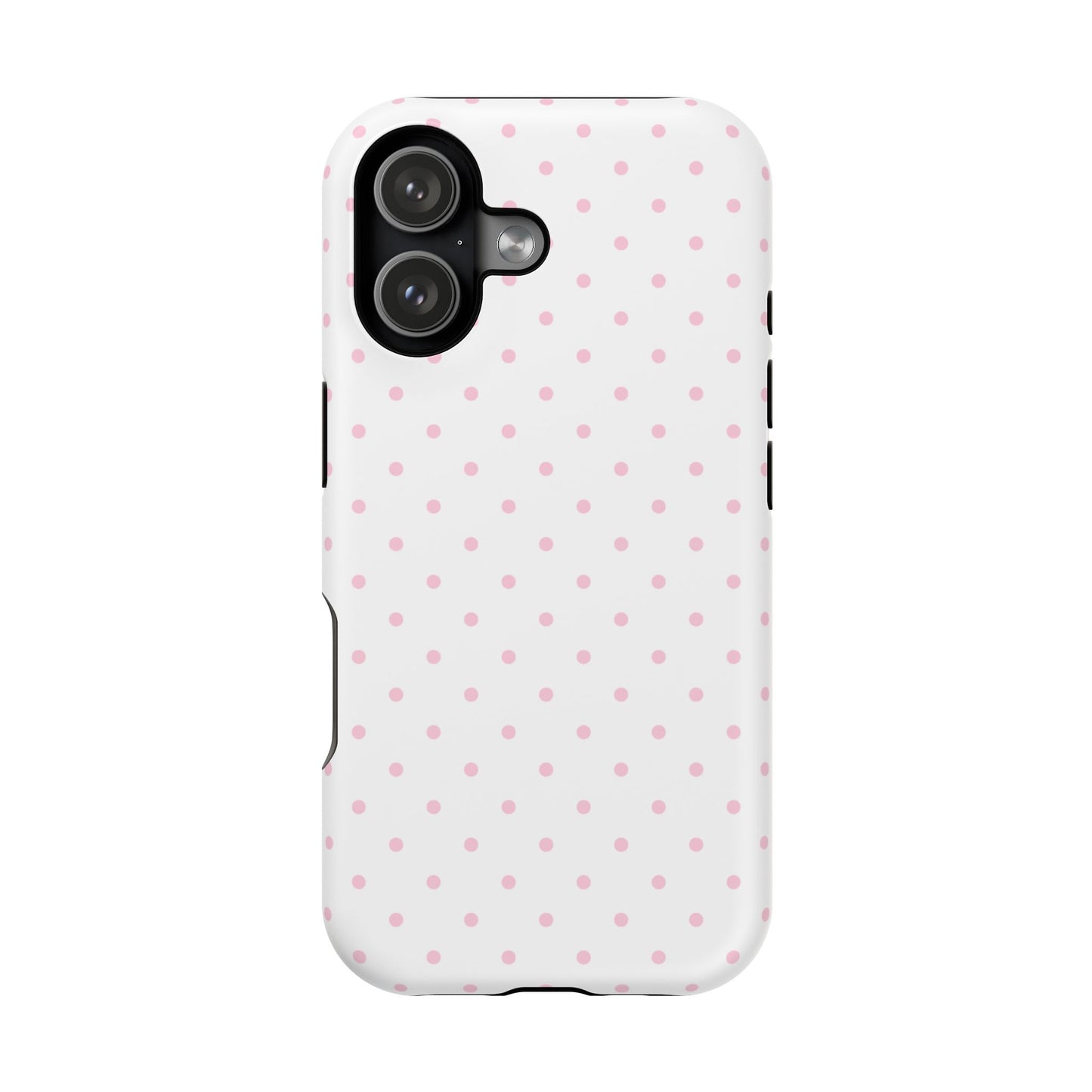 Pink Clouds Mini Dots iPhone Case